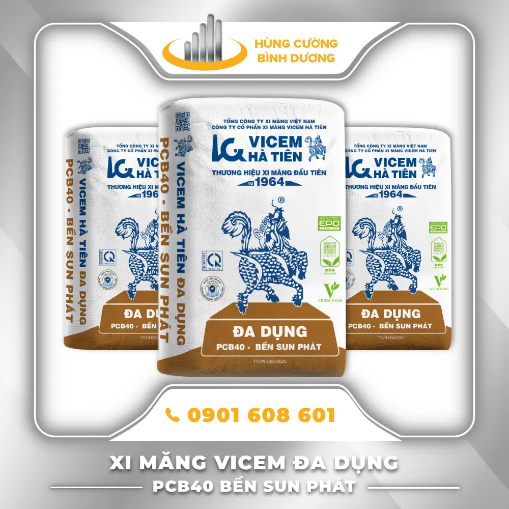 Cập Nhật Bảng Giá Xi Măng Hà Tiên Các Loại Mới Nhất 4 Xi-Mang-Vicem-Ha-Tien-Da-Dung-Ben-Sun-Phat-PCB40