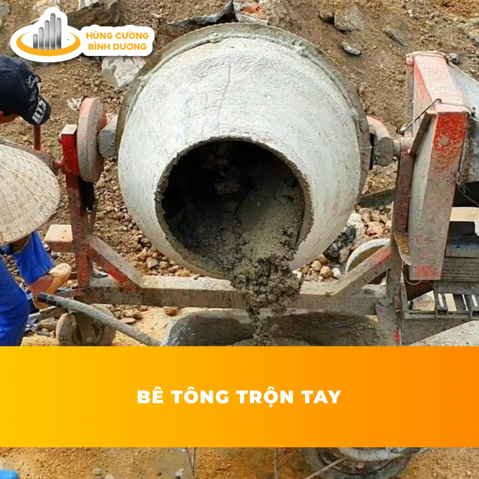 Bê-Tông-Trộn -Tay