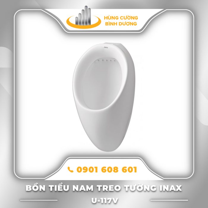 Bồn-Tiểu-Nam-Treo-Tường-Inax-U117V
